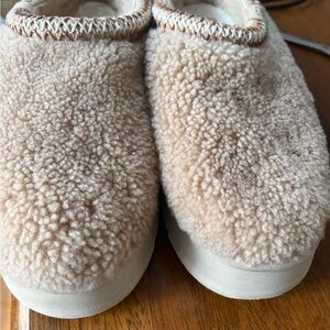 UGG Tan Platform Shoes